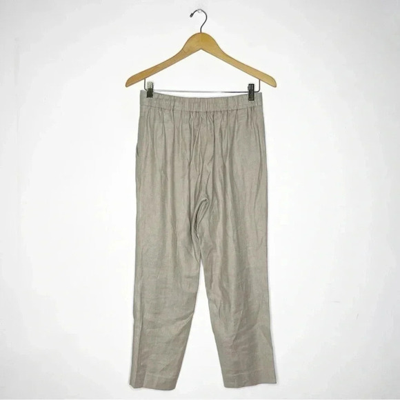 Babaton Aritzia Cohan Linen Taper Ankle Pants Pull On trousers Size 4 - Picture 10 of 10